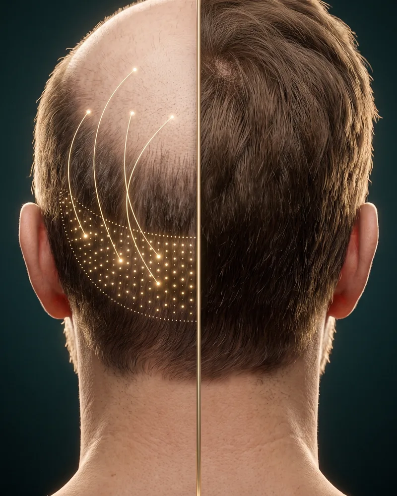 Trasplante capilar FUE en Hair Transplant Design, Tampa